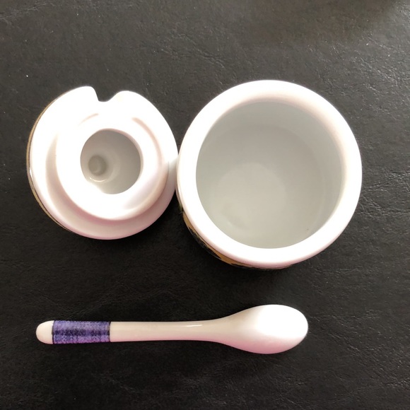 Joie de Vivre Confiture - Jam or Jelly Jar canister w/ lid & spoon - Picture 7 of 8